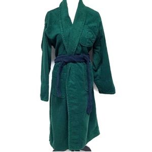 Vintage Victoria's Secret Green Terry Cloth